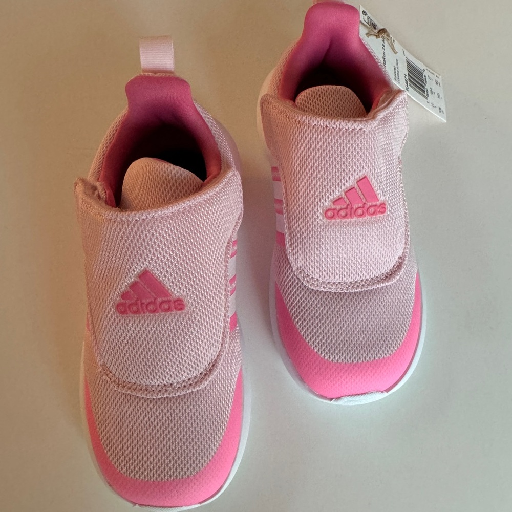 NWT Adidas kids pink sneakers